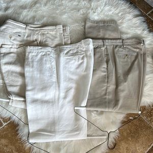 Bundle of three pair of men’s chino pants
